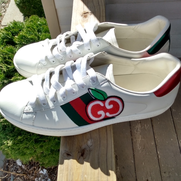 GUCCI ACE SNEAKER WITH GG APPLE - Picture 5 of 7